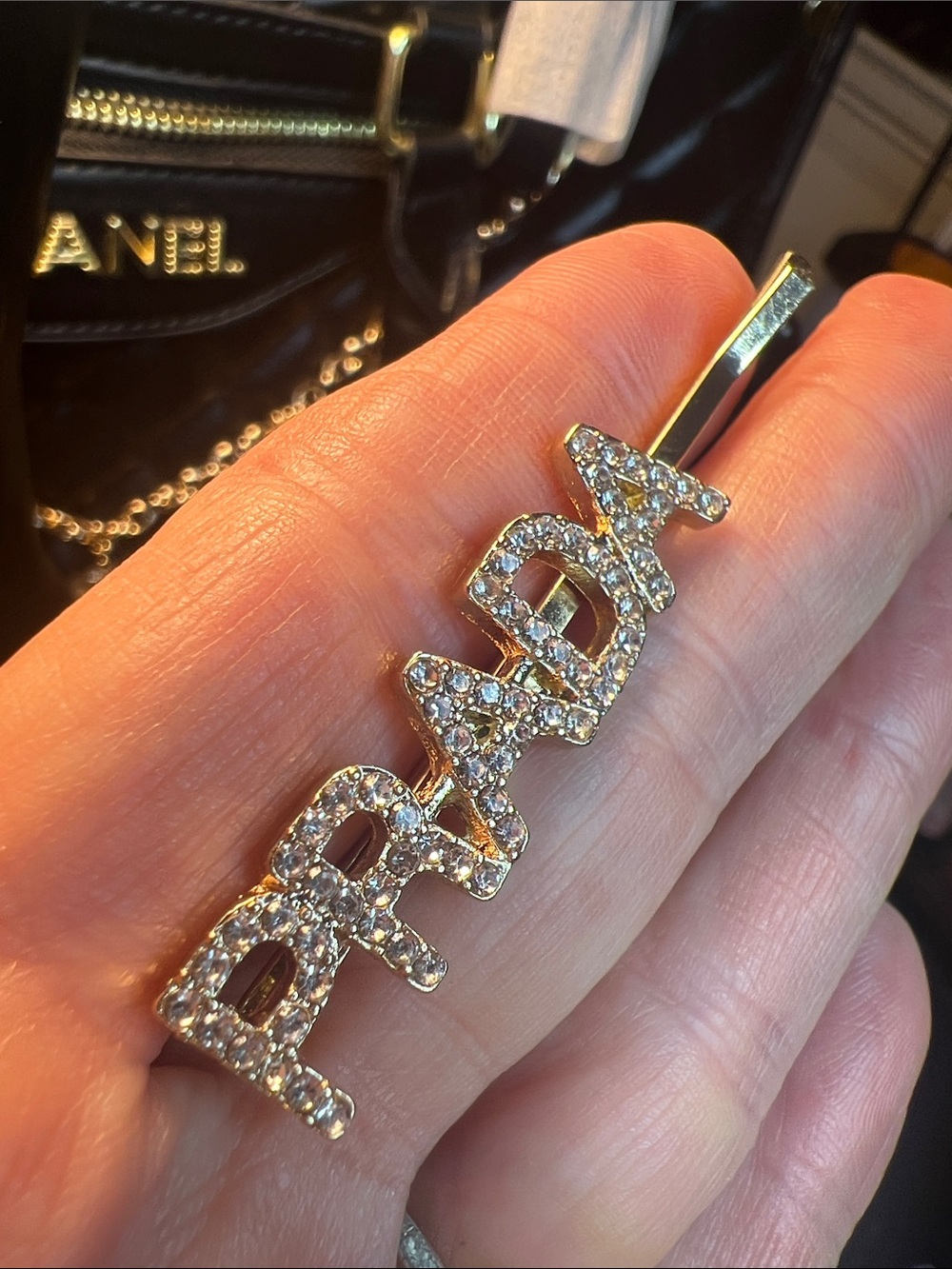 Crystal Bobby Pin - Silver - Picture 7 of 8
